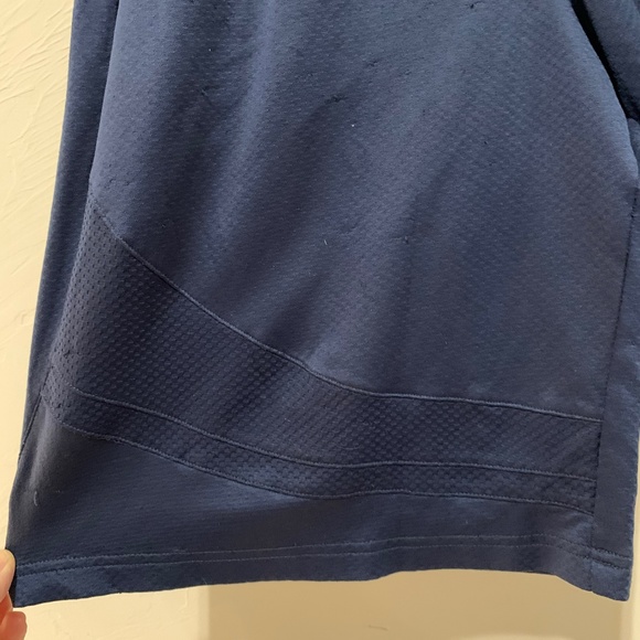 Navy Athletic Shorts, Size Medium - Picture 2 of 2